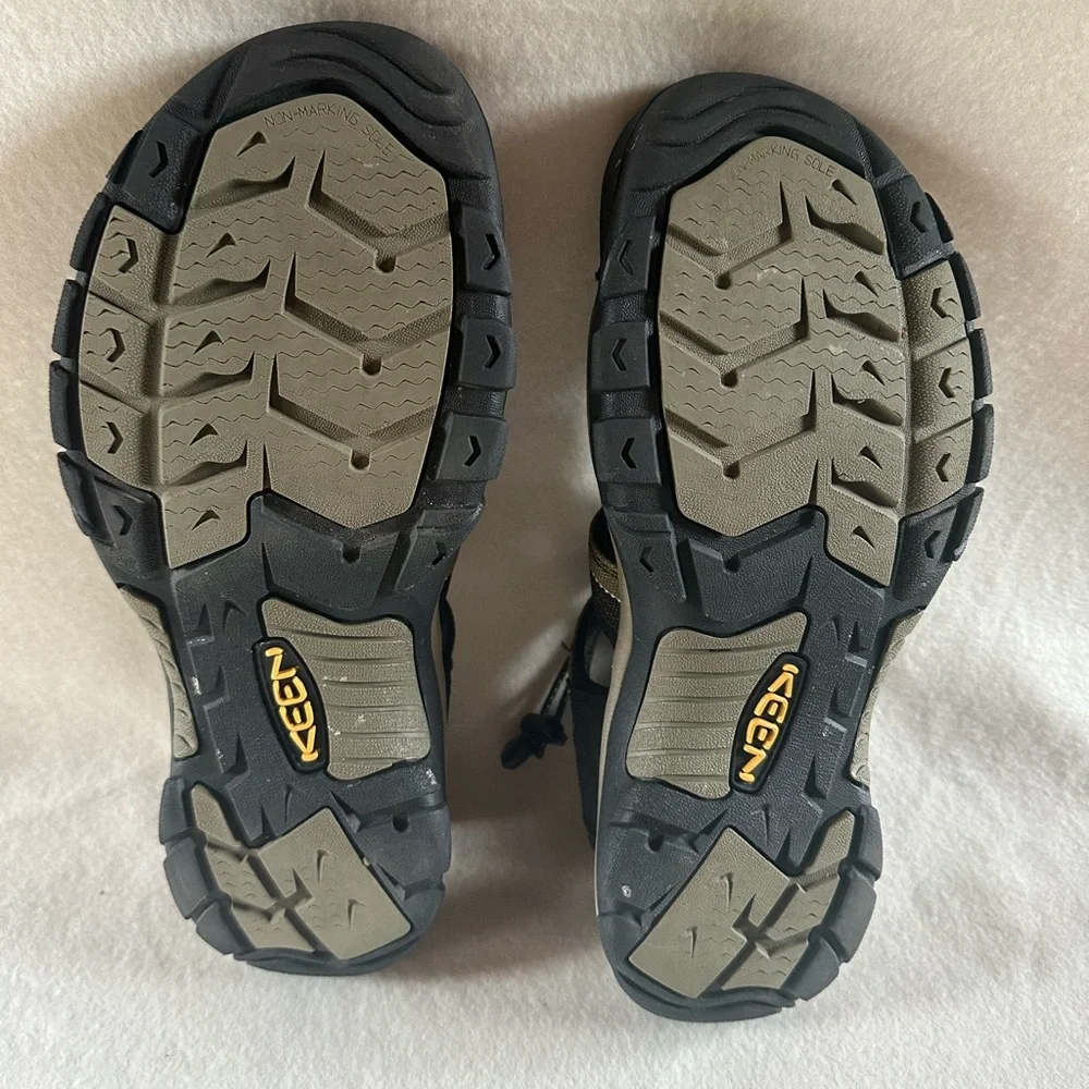 Keen Men’s Newport H2 Black/Stone Grey Sandals Size 12 - Picture 9 of 14
